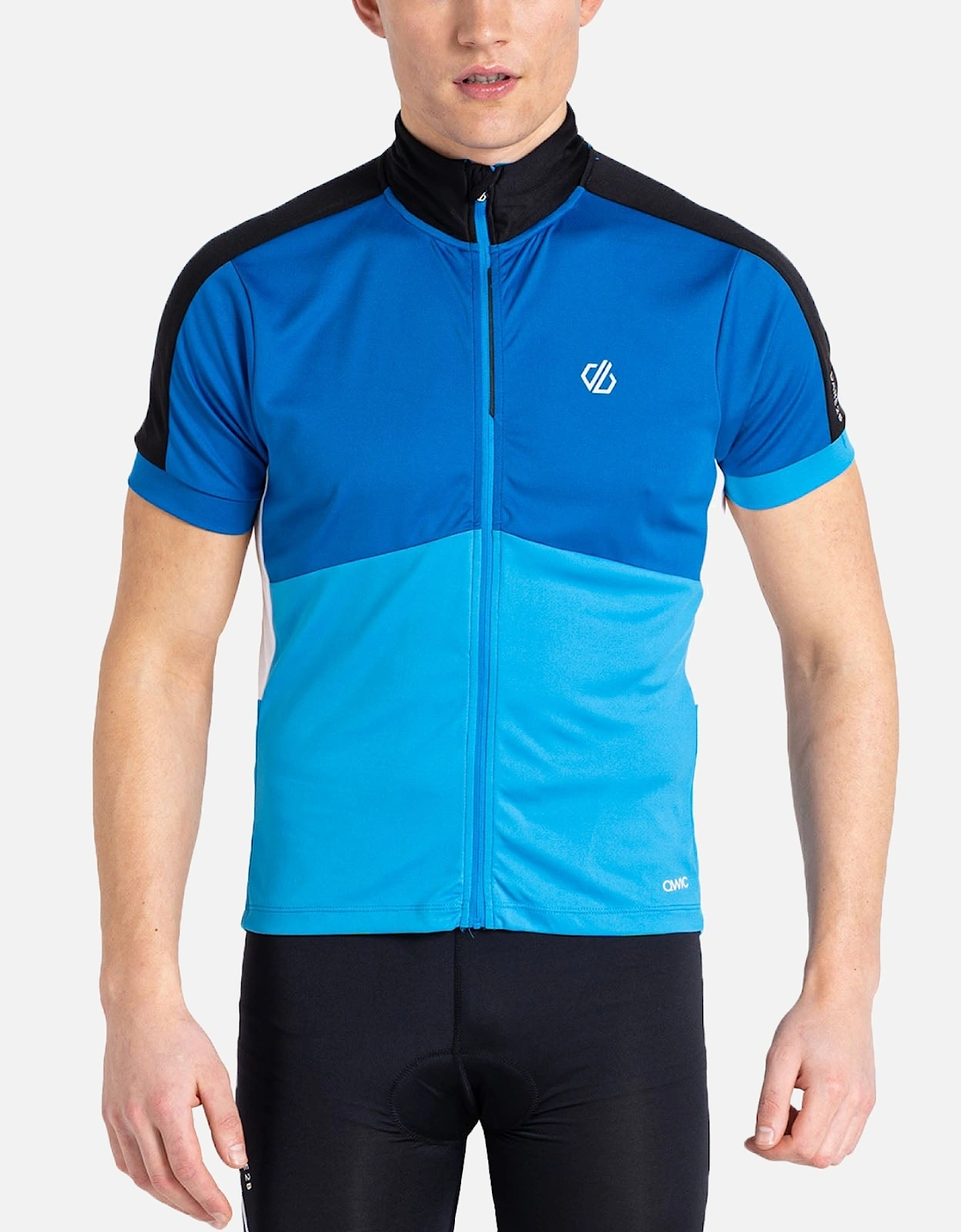 Mens Protraction II Reflective Cycling Jersey - Blue, 2 of 1