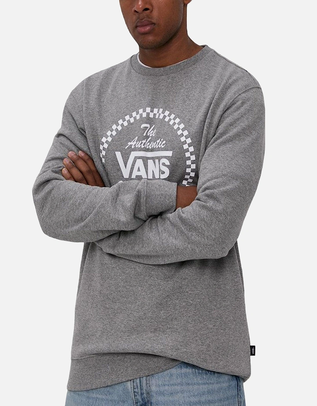Mens Athletic Cotton Sweatshirt - Grey, 4 of 3