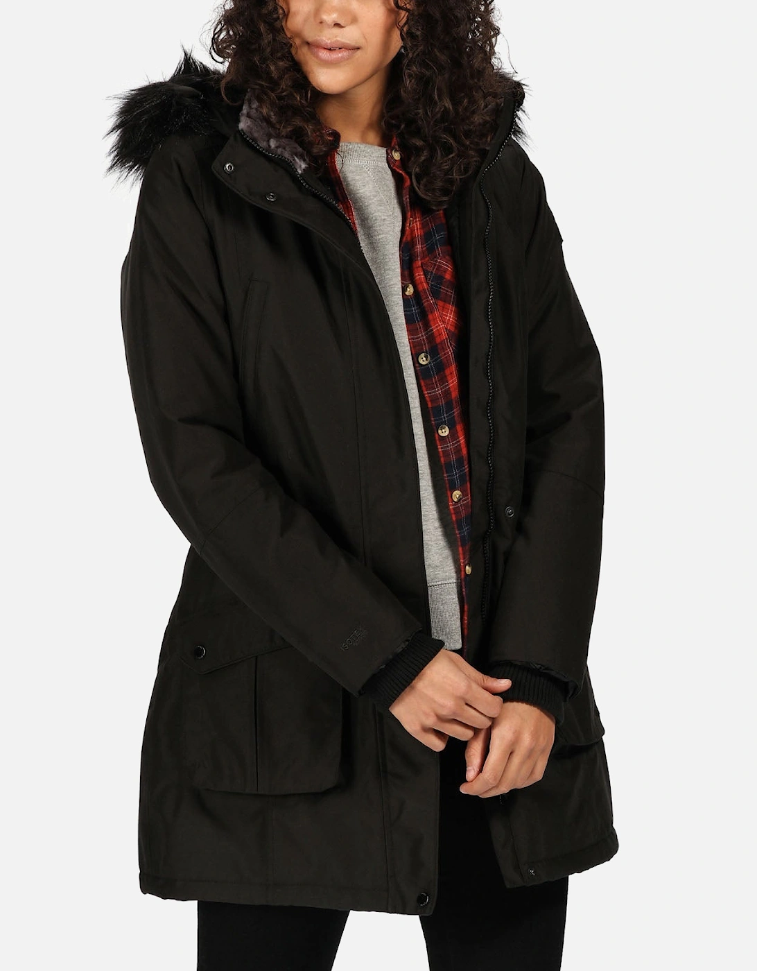 Womens Sefarina Waterproof Parka Jacket - Black, 2 of 1