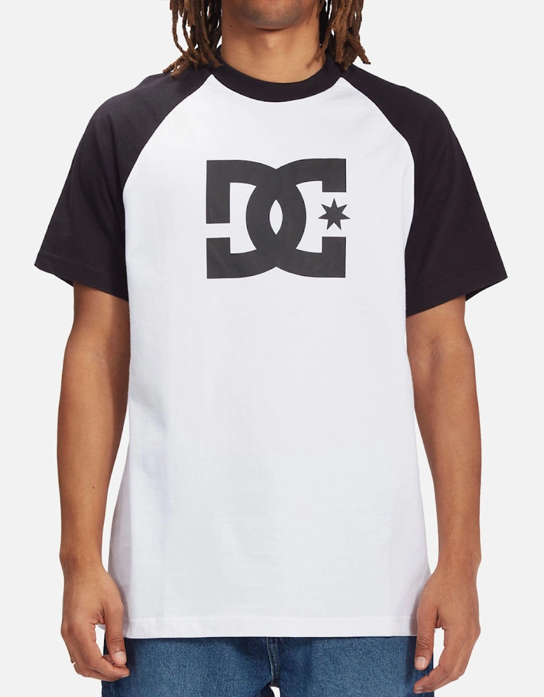 Mens DC Star Raglan Cotton T-Shirt, 11 of 10