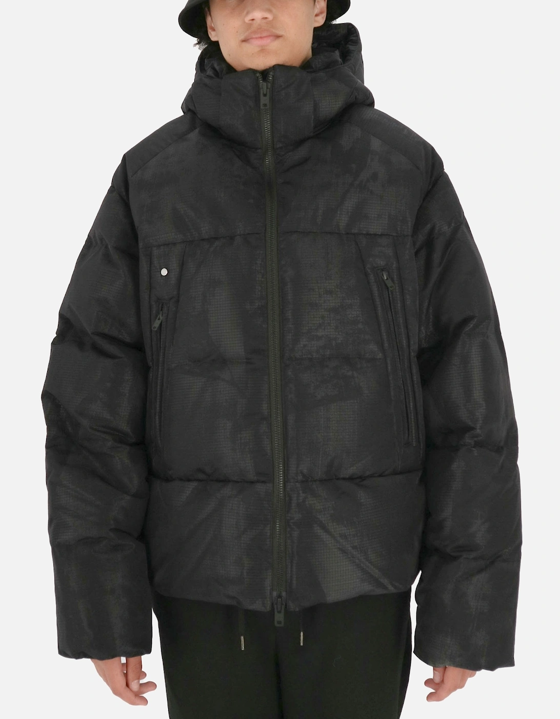 Hooded Puffer Camo Black Jacket, 5 of 4