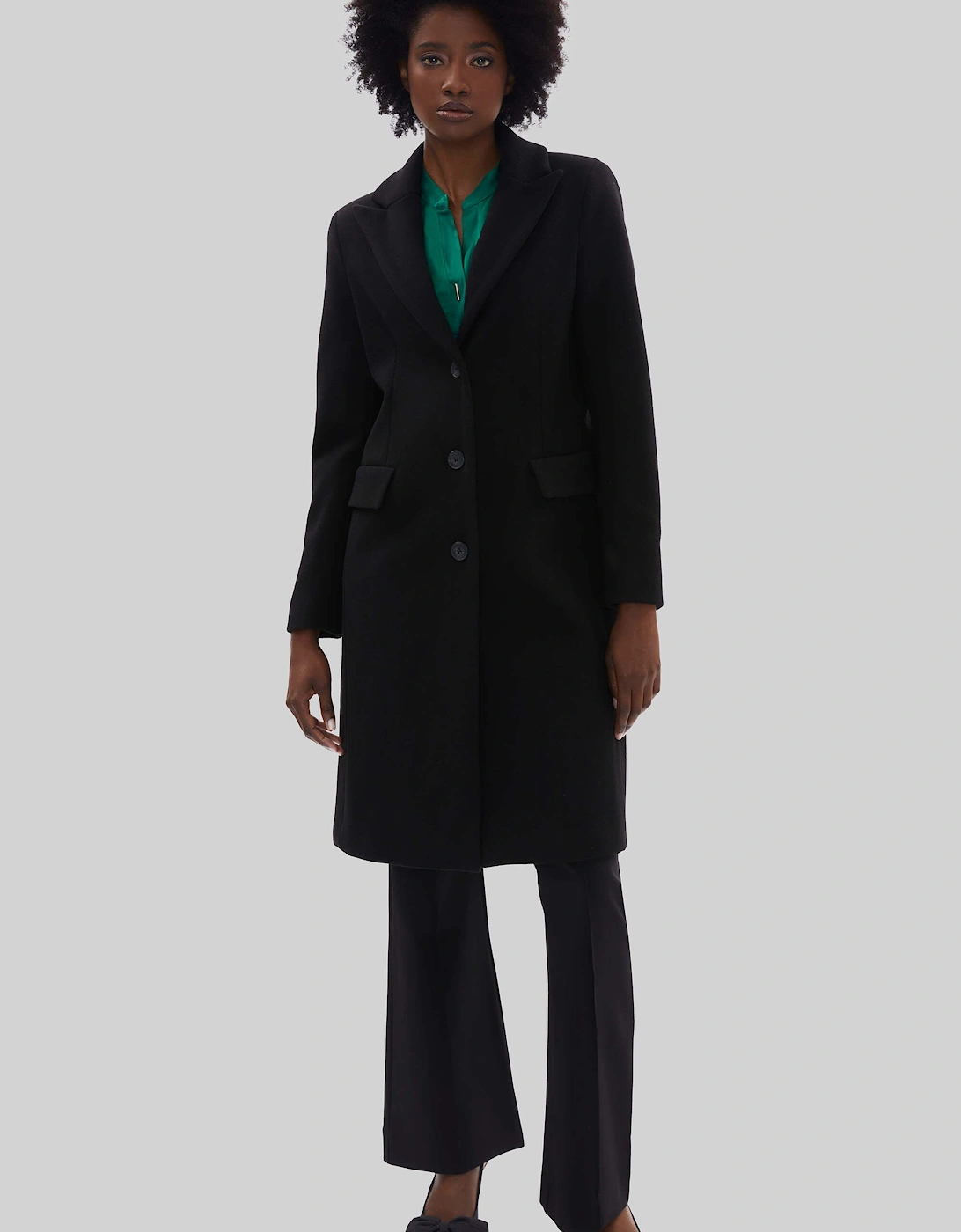 3 Button Coat Black, 6 of 5