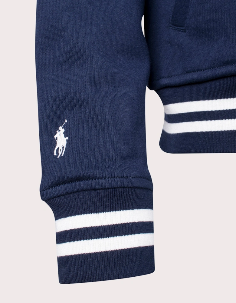 Hooded Baseball Sweatshirt