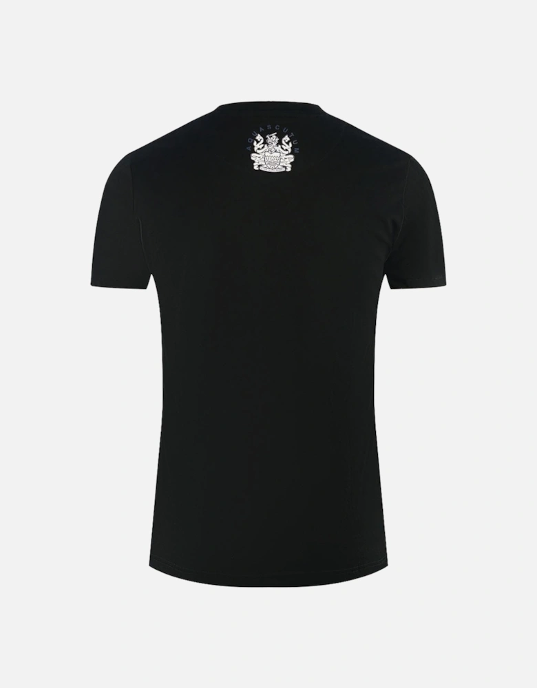 London Embroidered A Logo Black T-Shirt