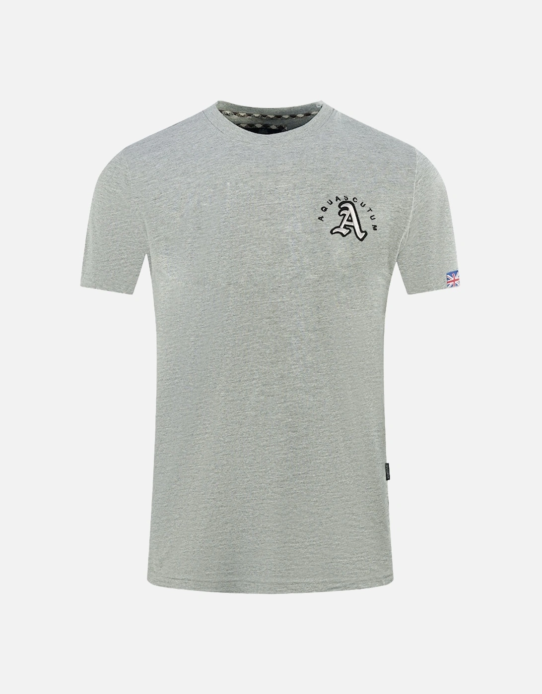 London Embroidered A Logo Grey T-Shirt, 4 of 3