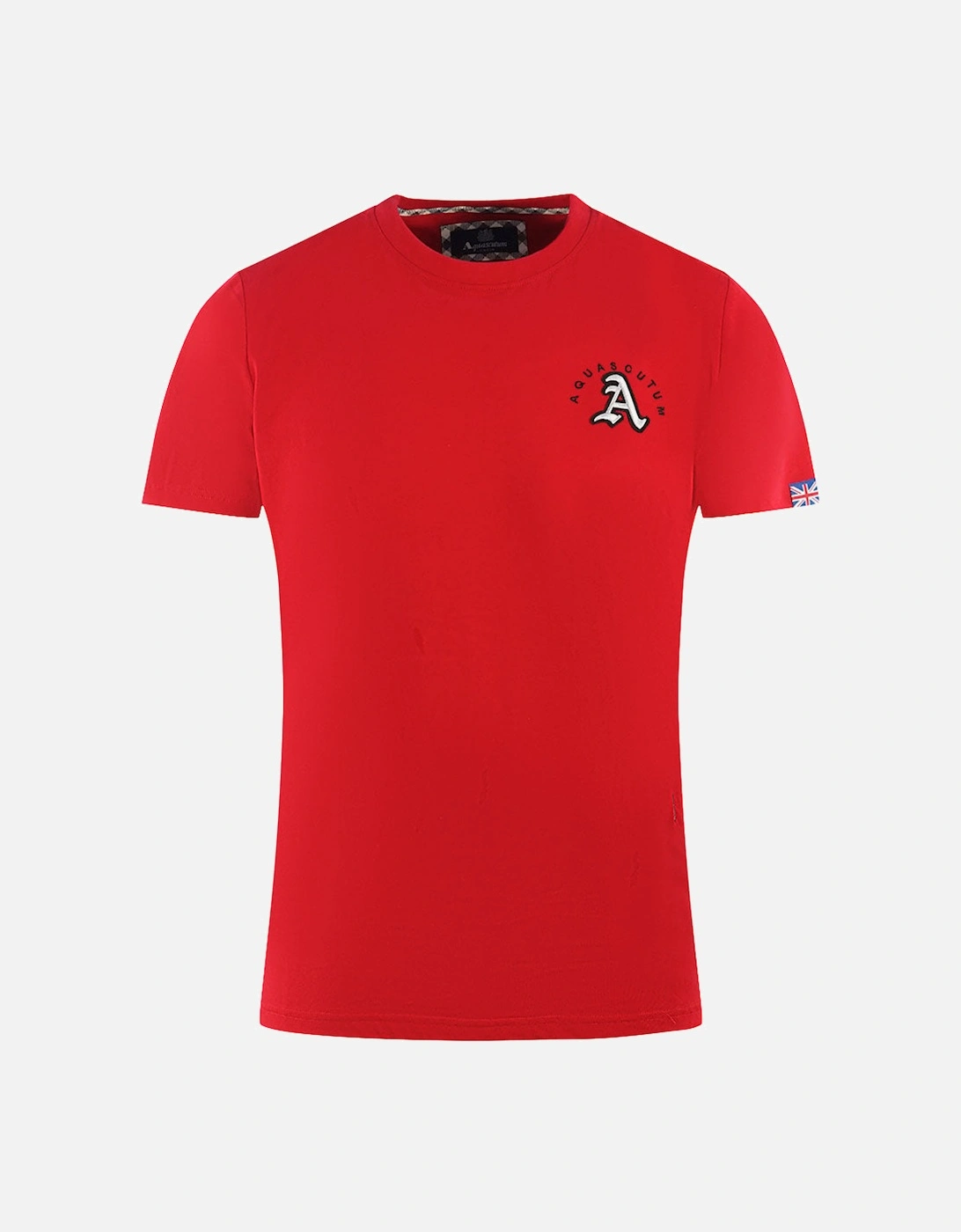 London Embroidered A Logo Red T-Shirt, 4 of 3
