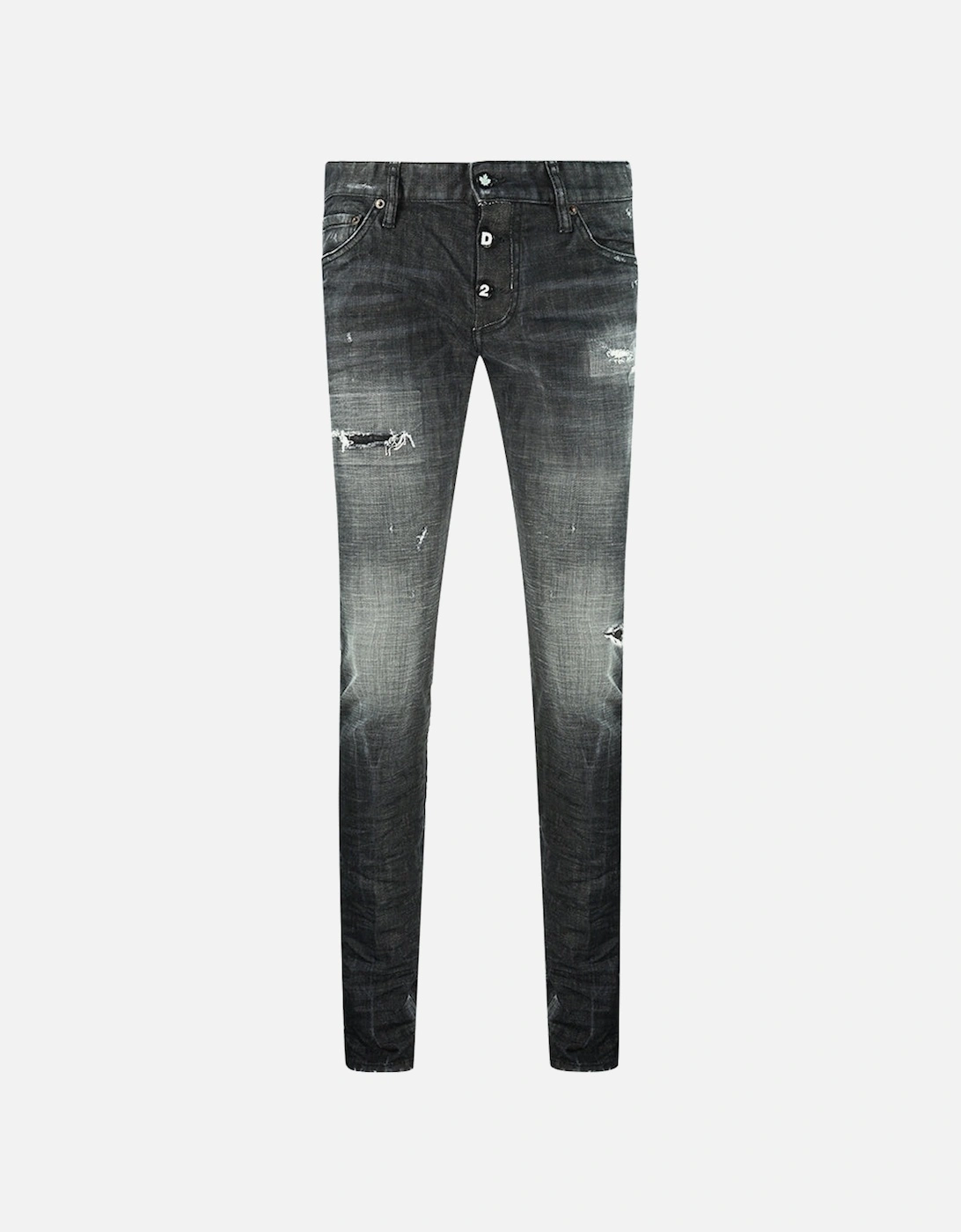Slim Jean 1964 Destroyed Black Jeans, 4 of 3