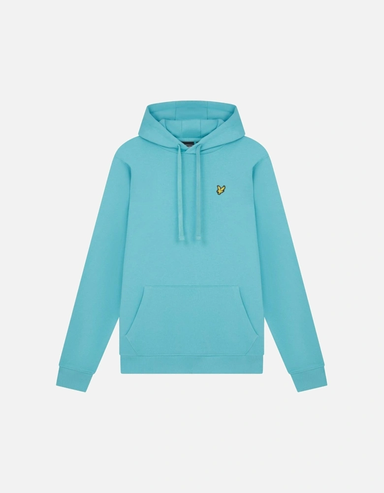 Lyle & Scott Branded Alpine Sky Pull-over Hoodie