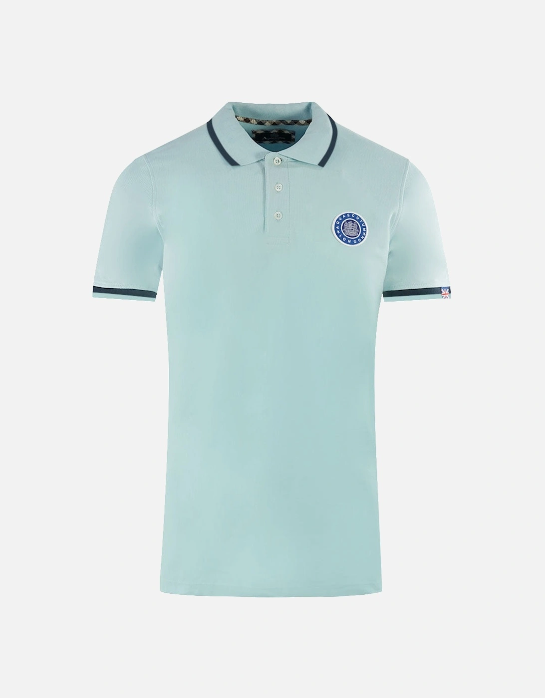 London Embroidered Badge Light Blue Polo Shirt, 4 of 3