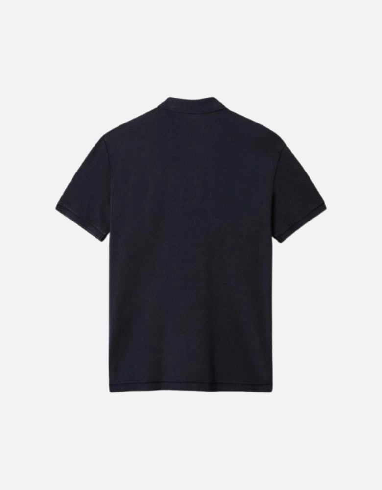 ELBAS 4 Logo Navy Blue Polo Shirt