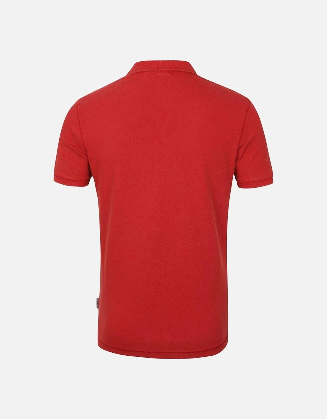 ELBAS 4 Logo Old Red Polo Shirt