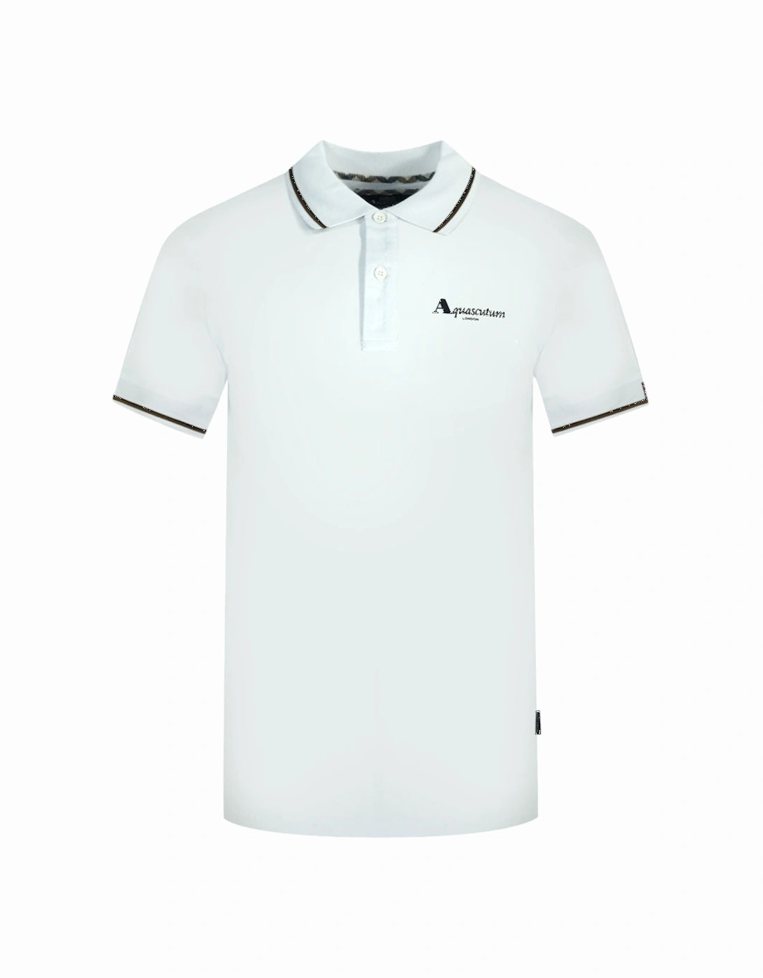 London Tipped White Polo Shirt, 3 of 2