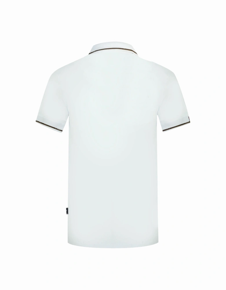 London Tipped White Polo Shirt