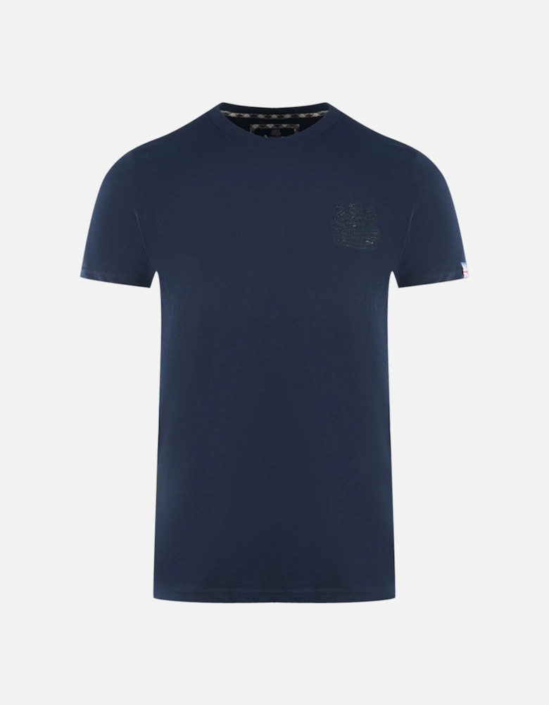 London Tonal Aldis Logo Navy Blue T-Shirt