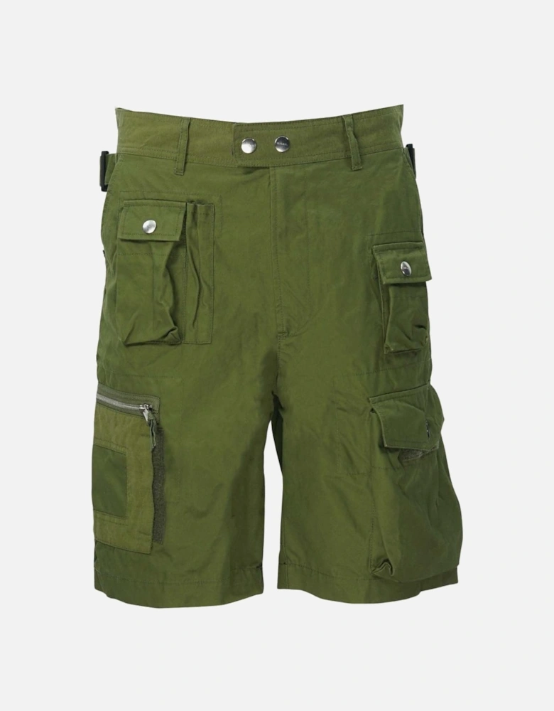 P-Cyan Green Cargo Shorts