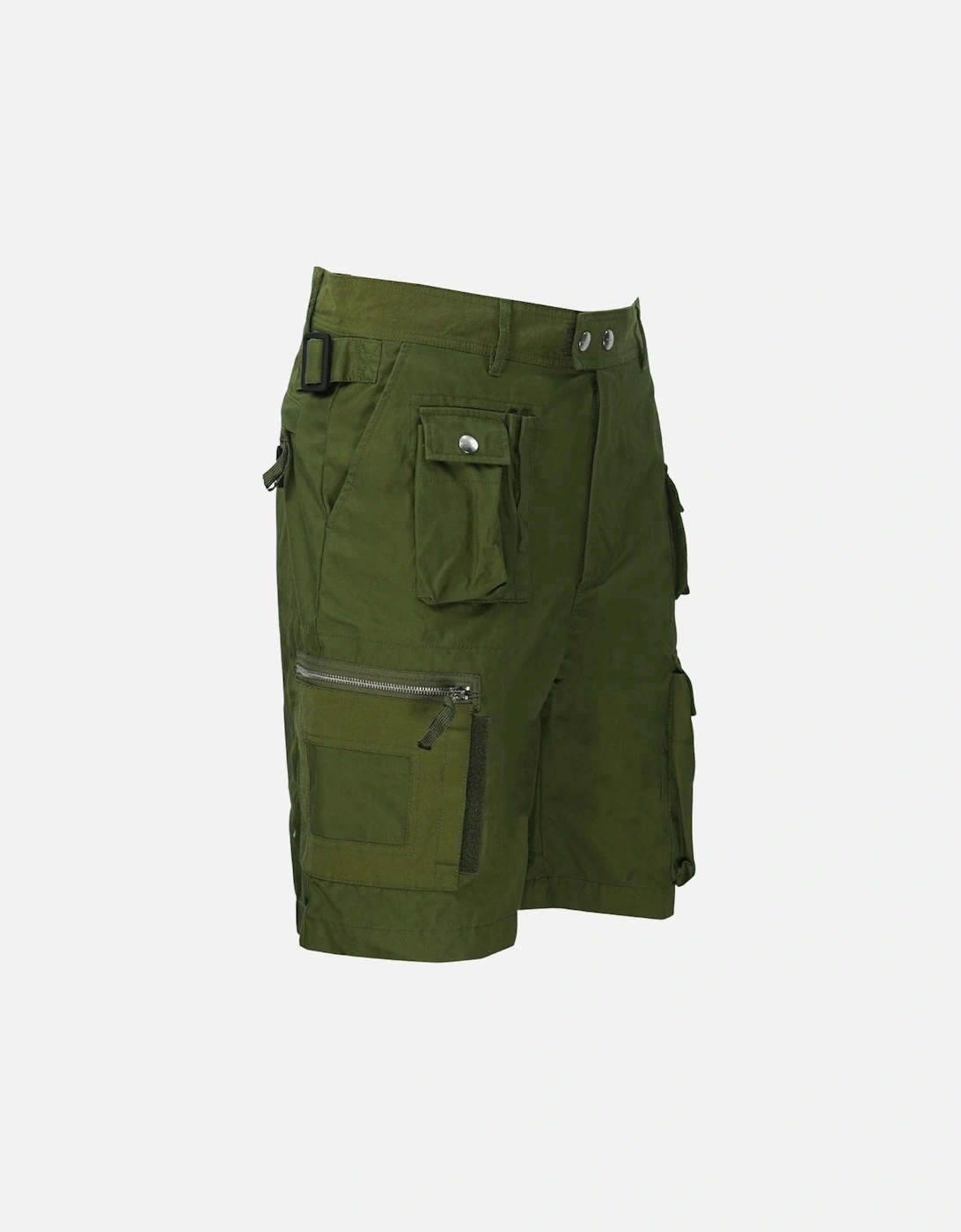 P-Cyan Green Cargo Shorts