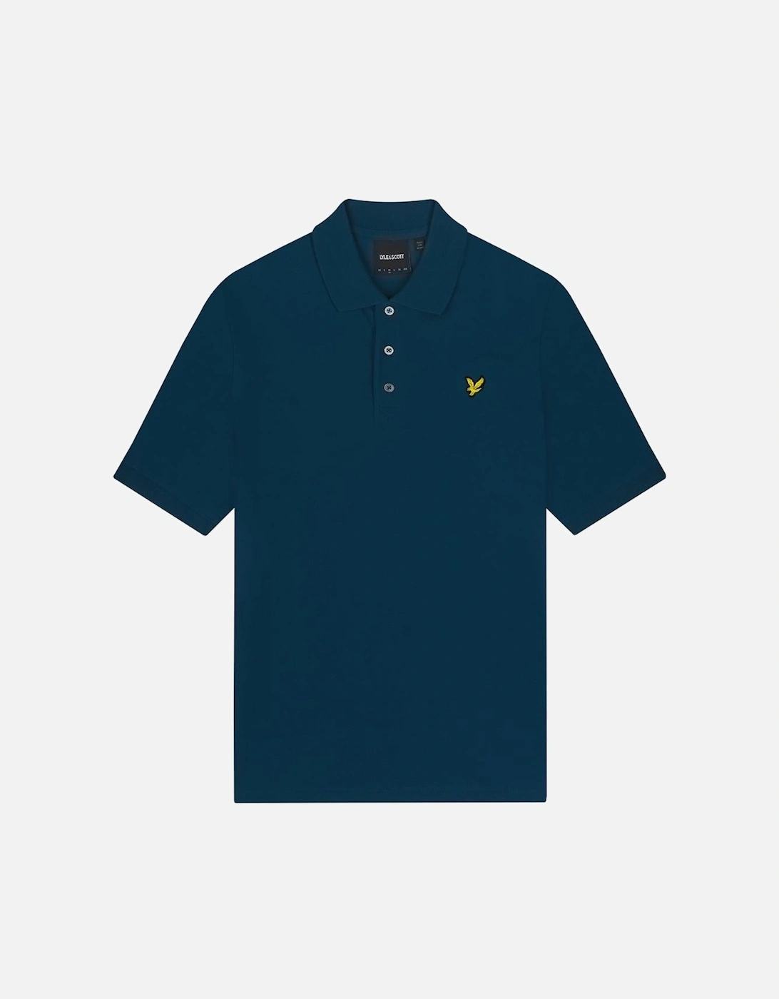Lyle & Scott Branded Chest Logo Apres Navy Polo Shirt, 2 of 1