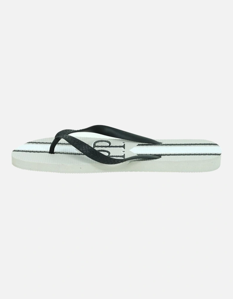 PP Logo Grey Flip Flops