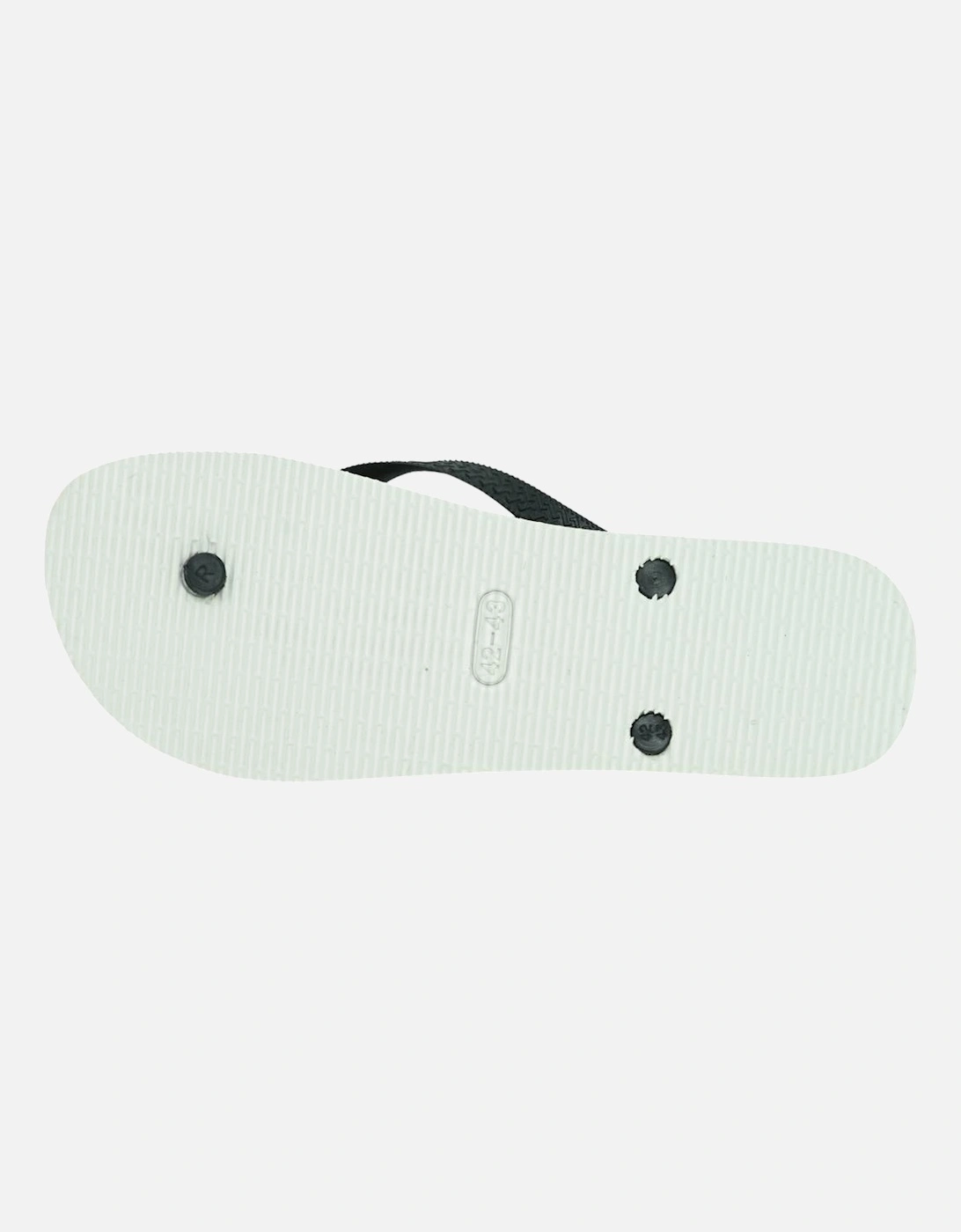 PP Logo Grey Flip Flops