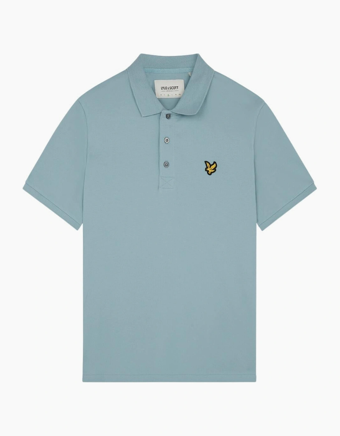Lyle And Scott Men's Blue Lyle & Scott Branded Chest Logo Away Polo Shirt  36 S