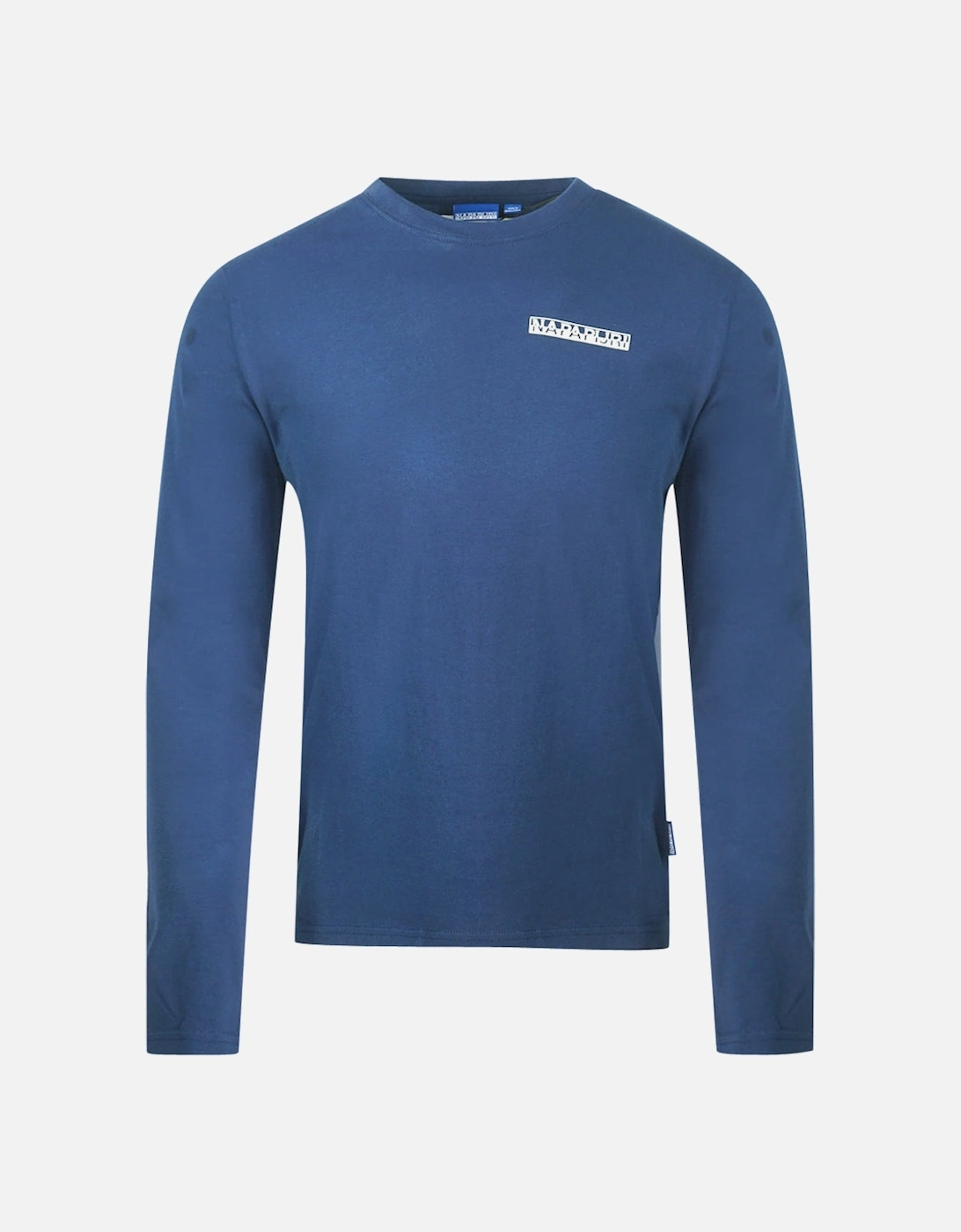 S-SURF LS Logo Medieval Blue Long Sleeve T-Shirt, 3 of 2