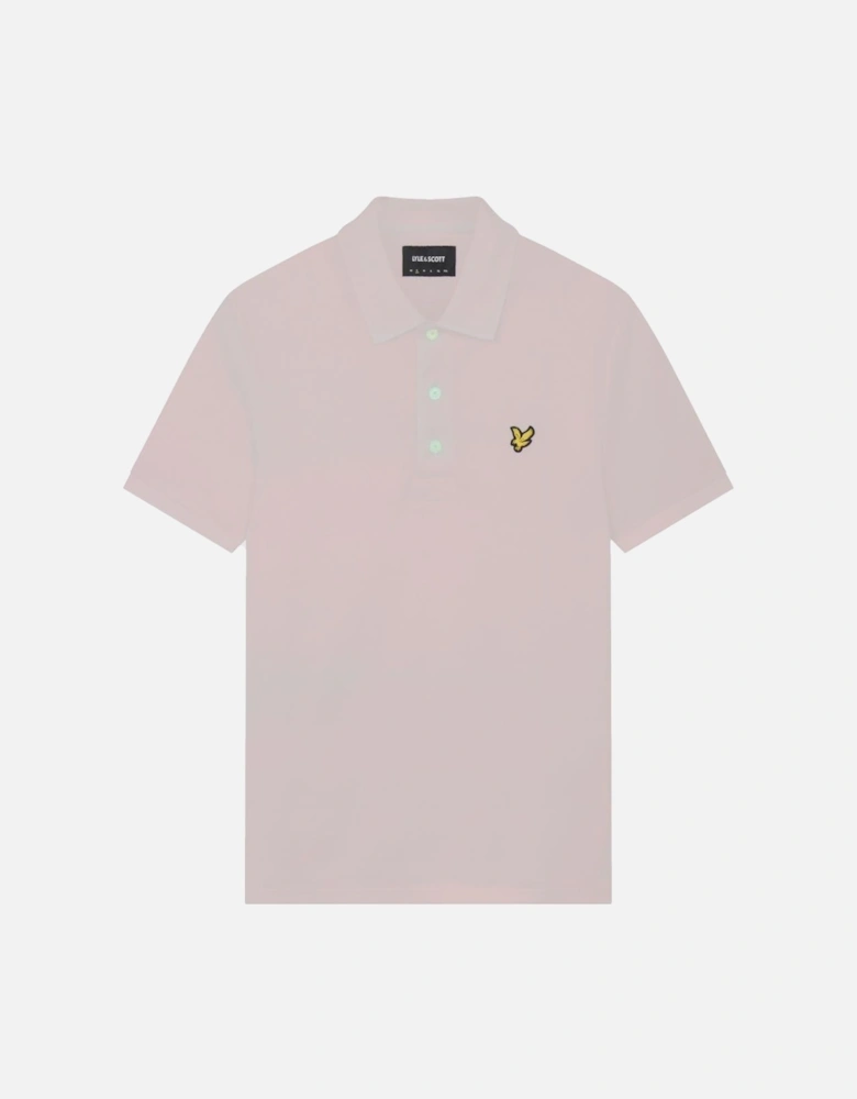 Lyle & Scott Branded Chest Logo Mauve Dusk Polo Shirt