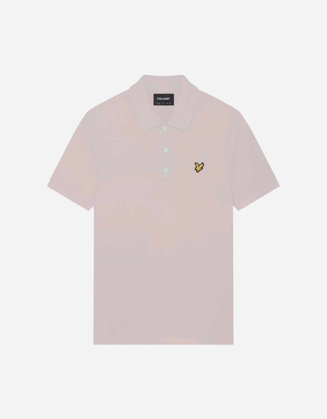 Lyle & Scott Branded Chest Logo Mauve Dusk Polo Shirt, 5 of 4