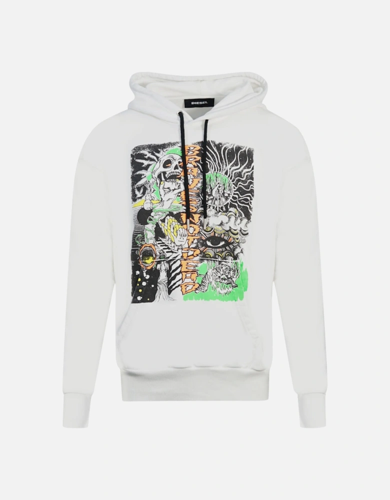 S-Alby-D1 White Hoodie