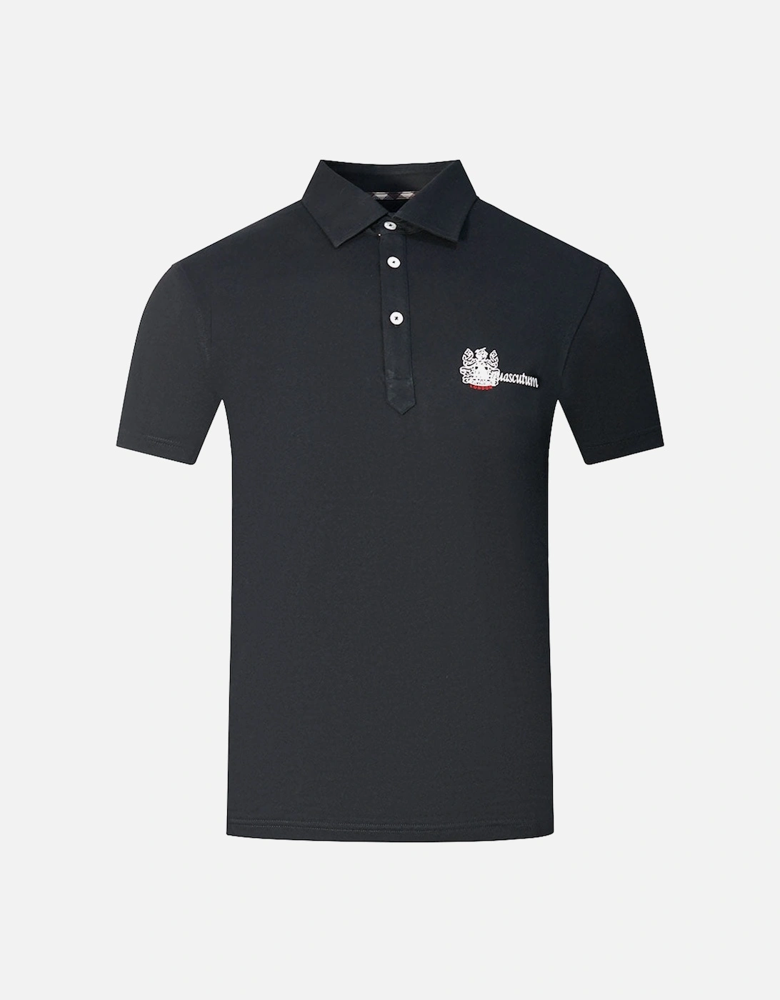 Aldis Brand London Logo Black Polo Shirt, 3 of 2