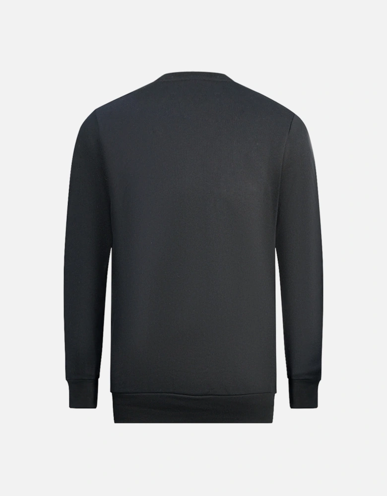 Patch Logo Black Sweatshirt