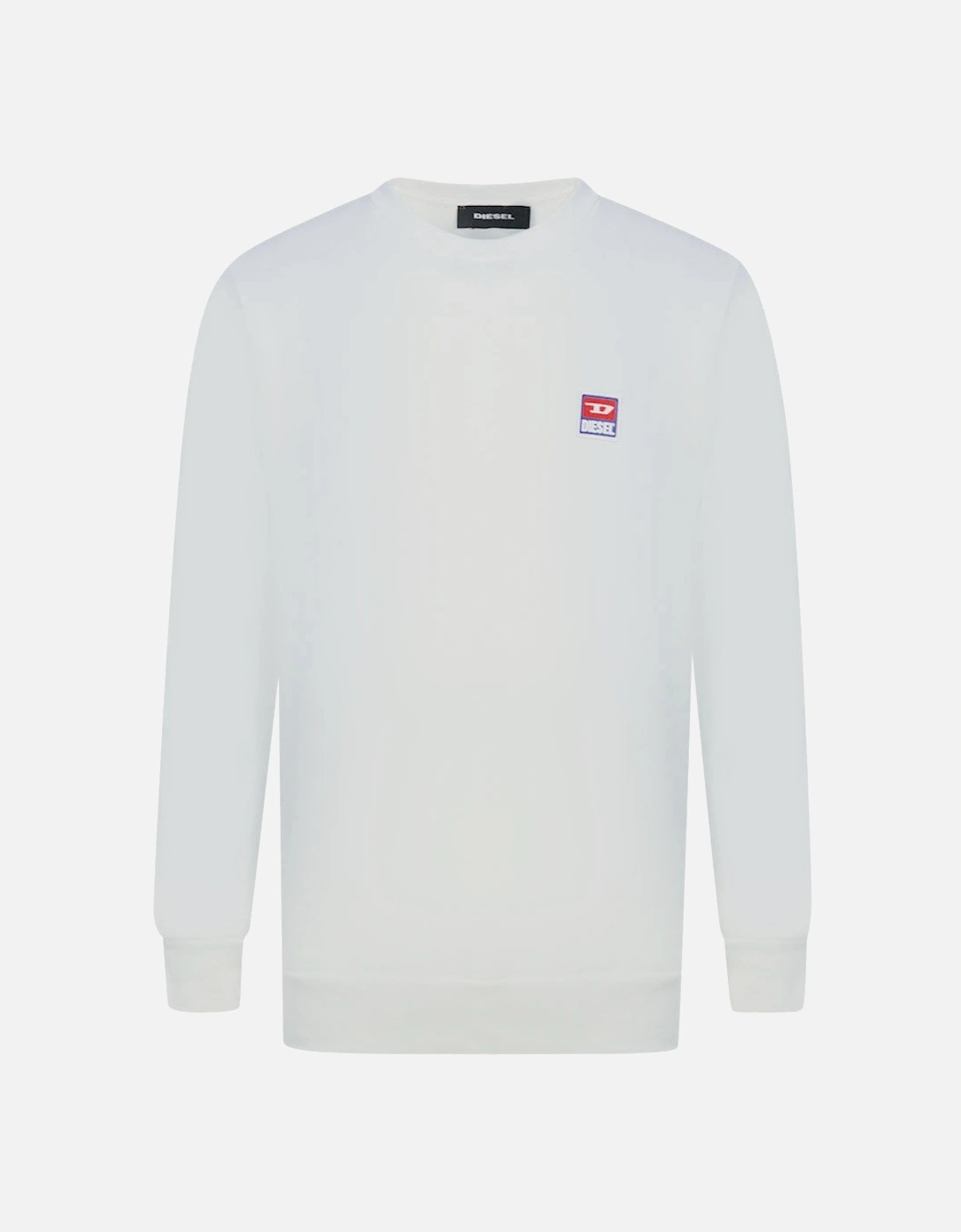 S-Gir-Div-P Pacth Logo White Sweater, 3 of 2