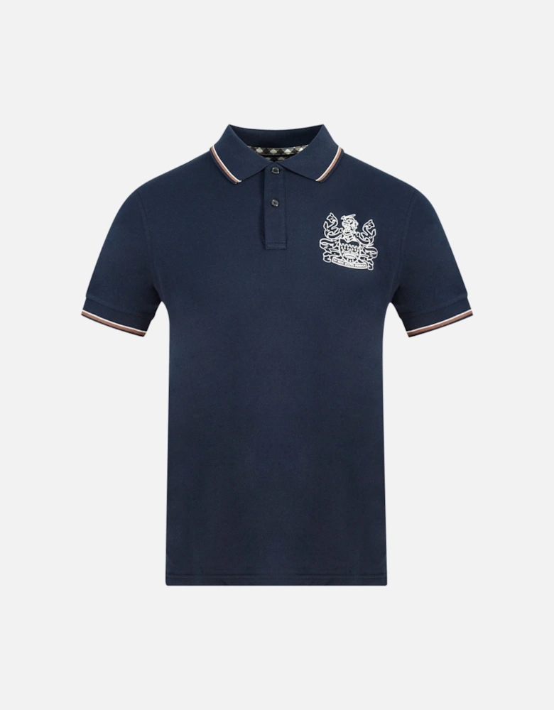 Aldis Crest Blue Polo Shirt