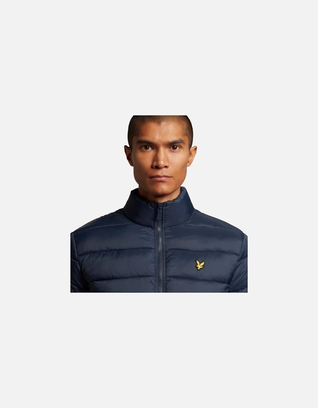 Lyle & Scott Branded Dark Navy Short Jacket