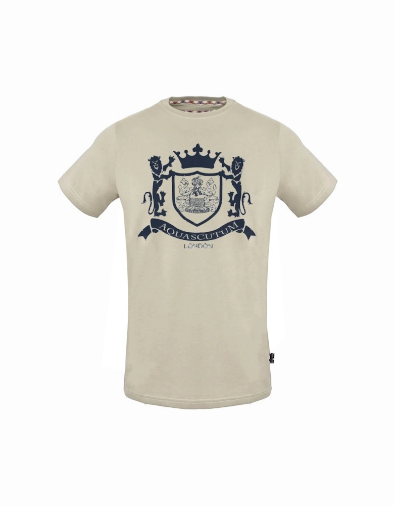 Royal Logo Beige T-Shirt