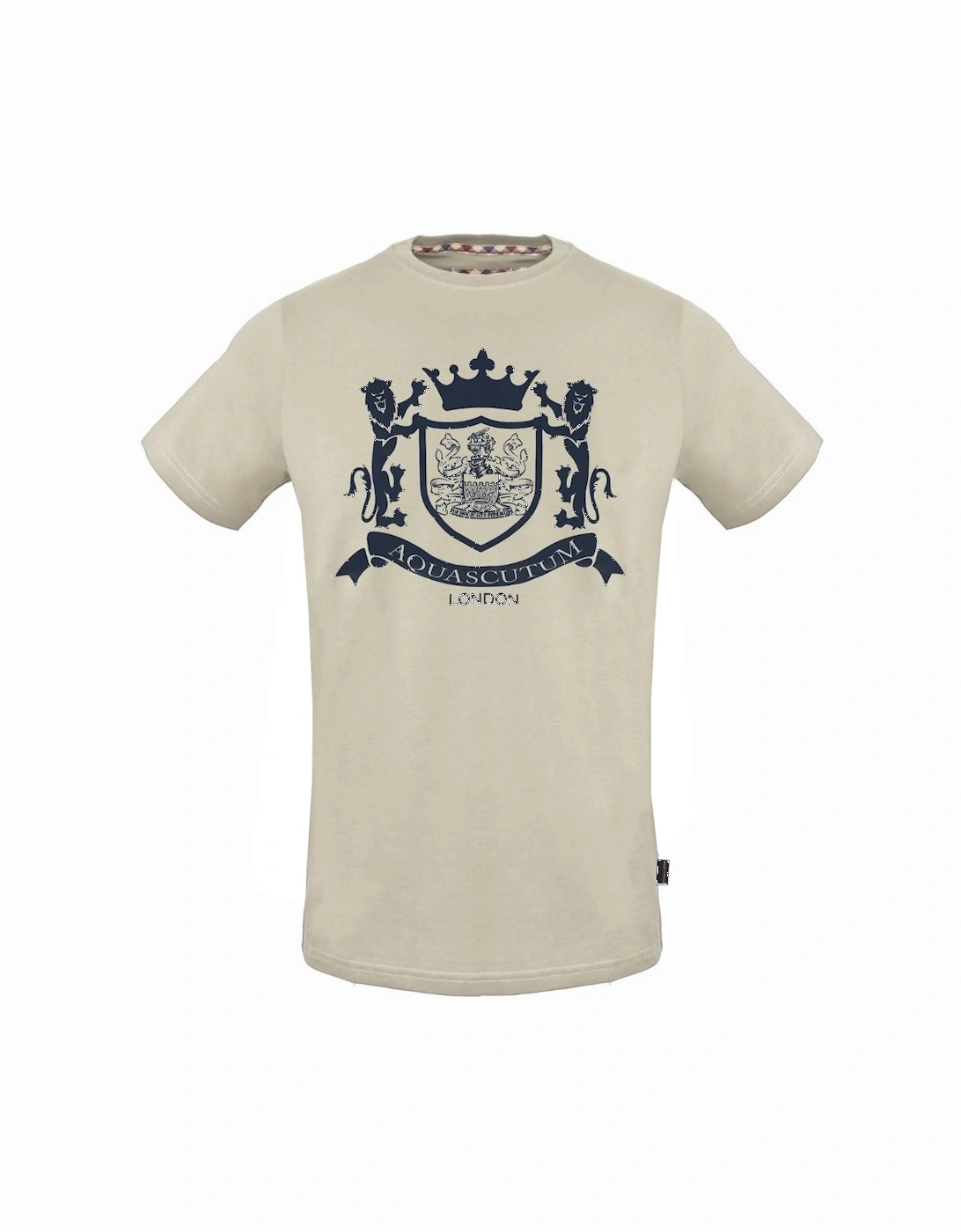 Royal Logo Beige T-Shirt, 3 of 2