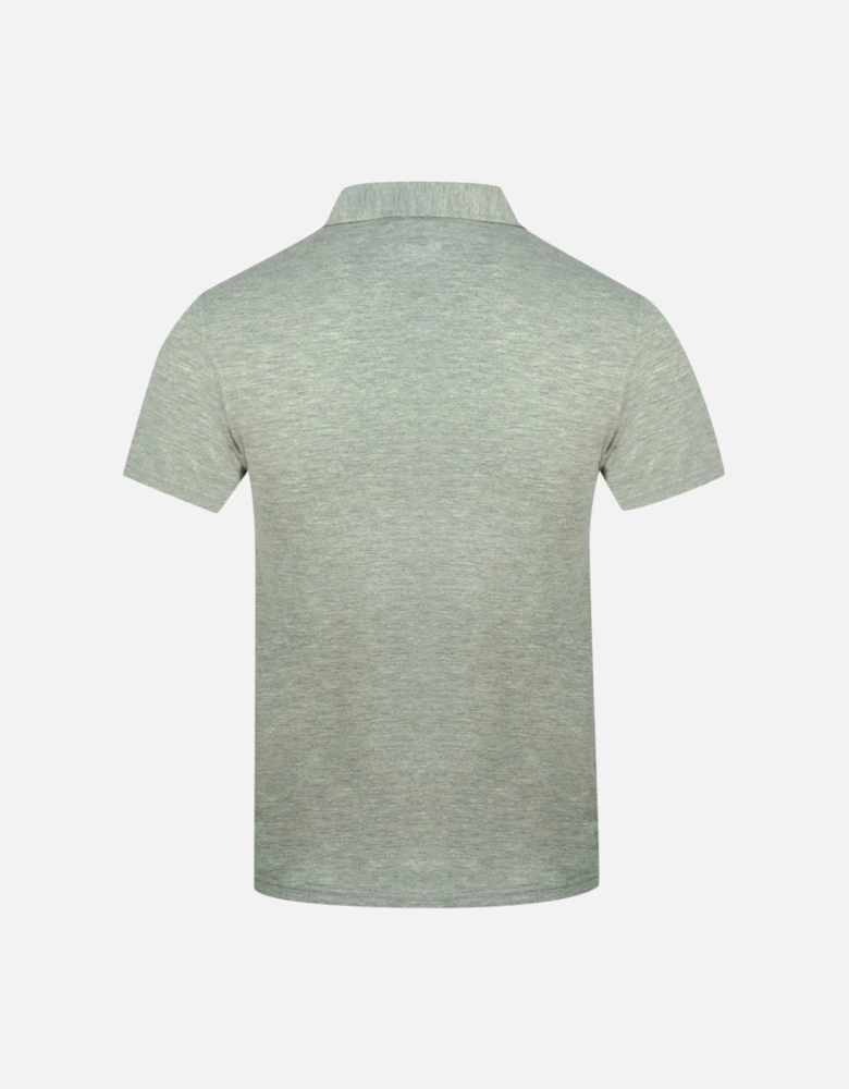 Aldis Crest Chest Logo Grey Polo Shirt