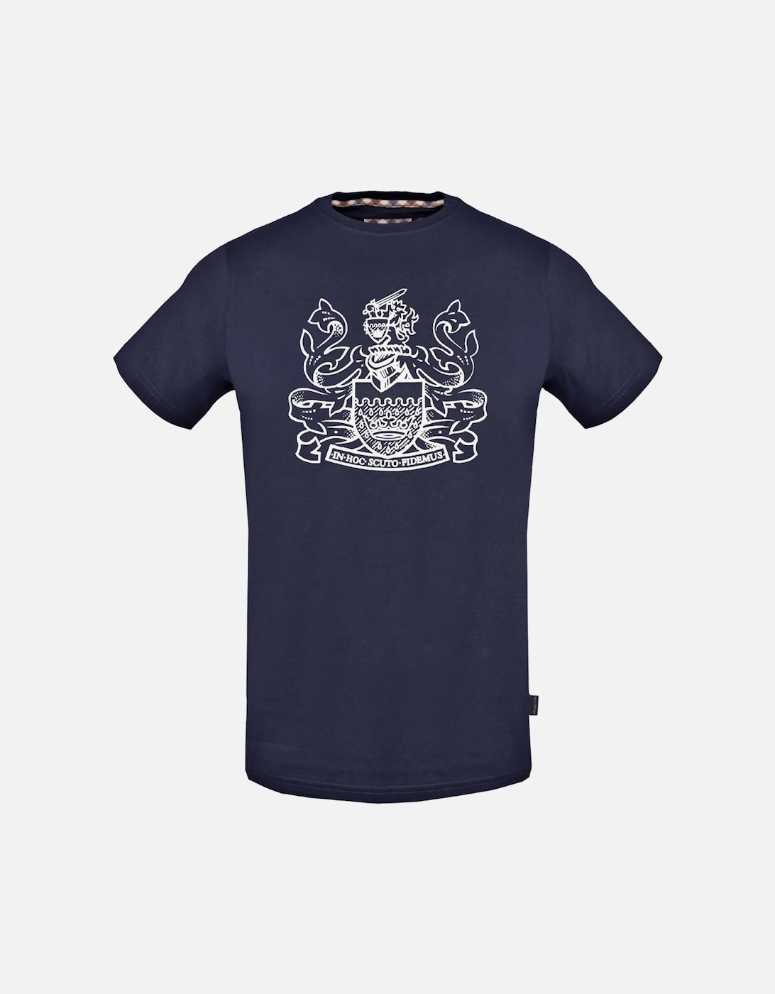 Aldis Crest Navy Blue T-Shirt, 3 of 2