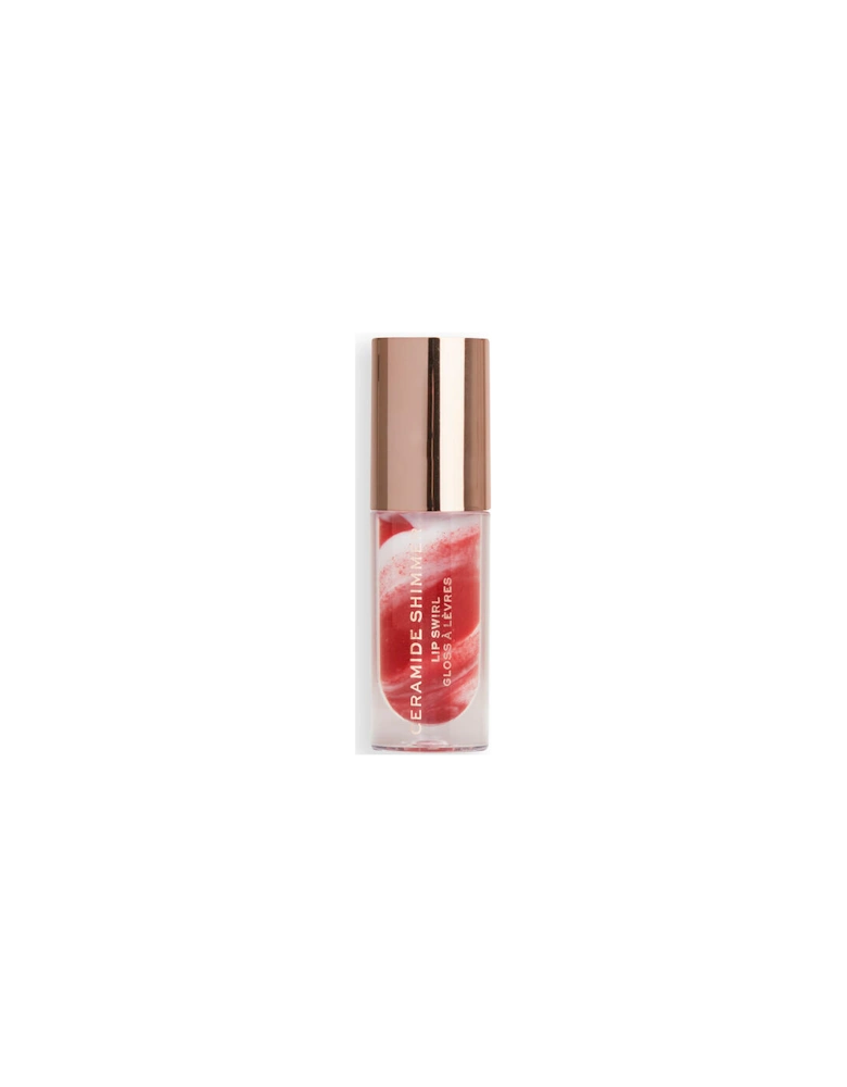 Makeup Festive Allure Ceramide Shimmer Lip Swirl Out Out Red