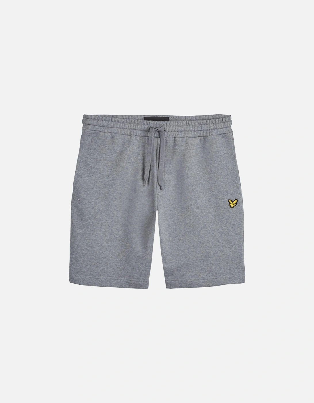 Lyle & Scott Branded Logo Mid Grey Marl Sweat Shorts, 2 of 1