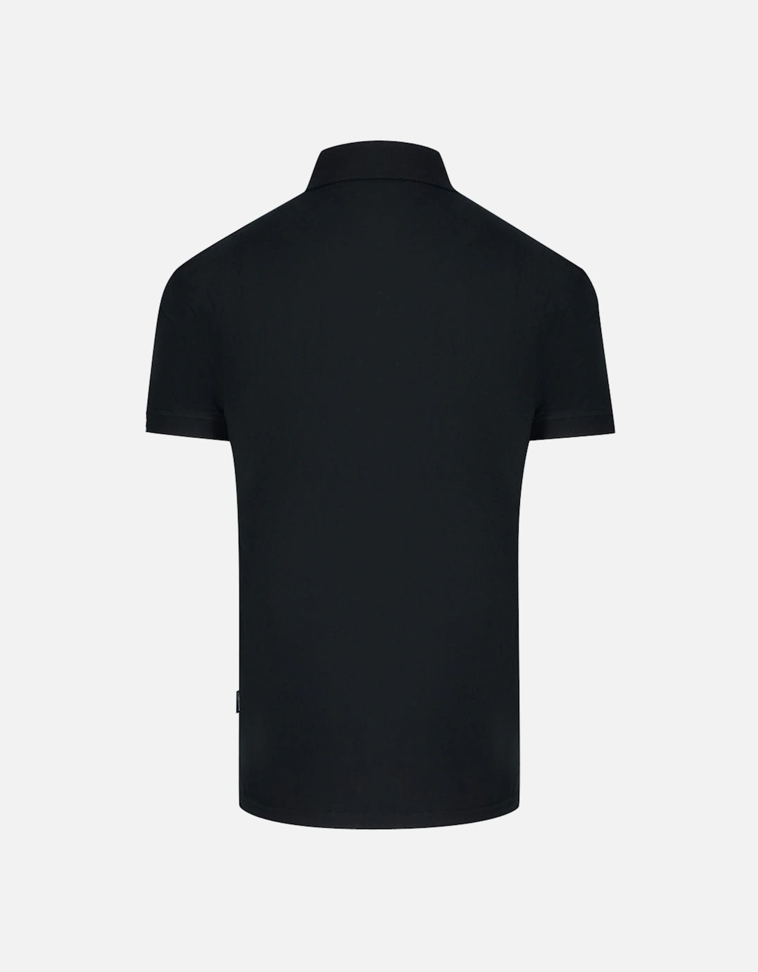 Aldis London Logo Black Polo Shirt