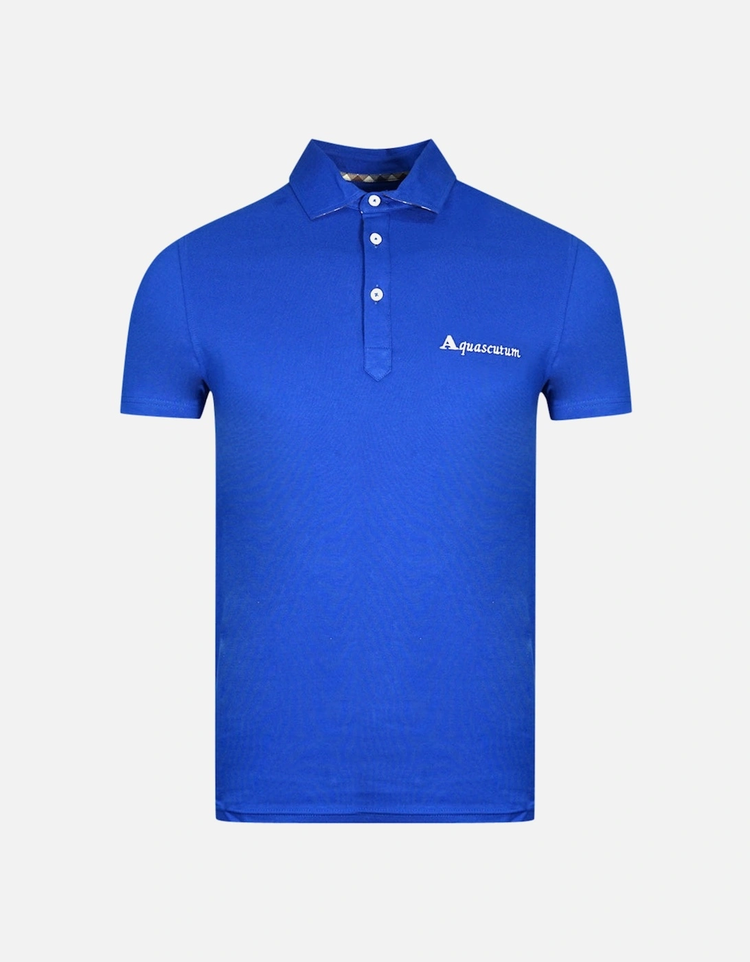 Signature Logo Blue Polo Shirt, 3 of 2
