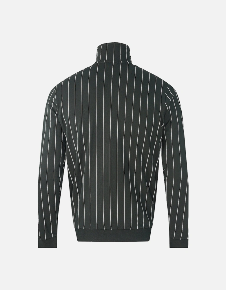 T7 Track Pinstripe Black Jacket