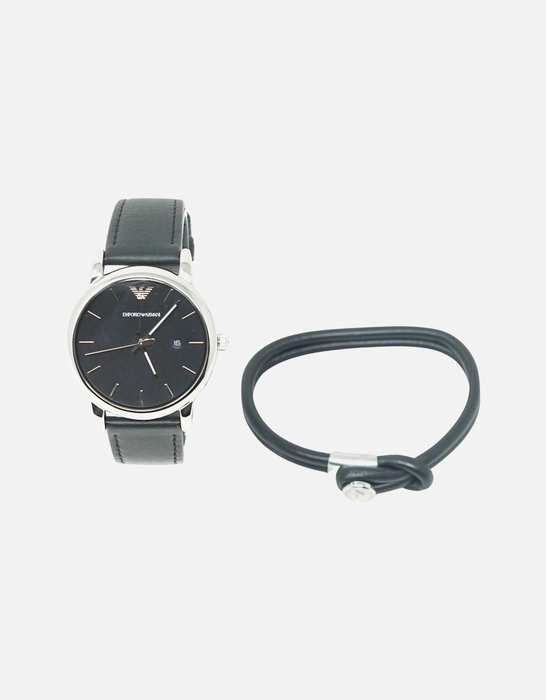 Black Leather Strap Watch, 5 of 4