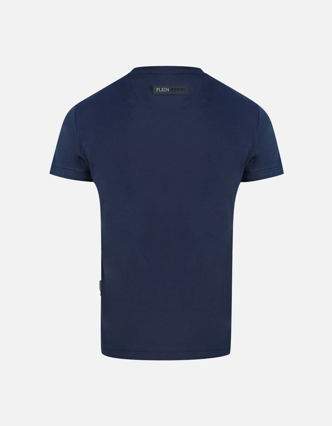 Plein Sport Black 3D Logo Navy Blue T-Shirt