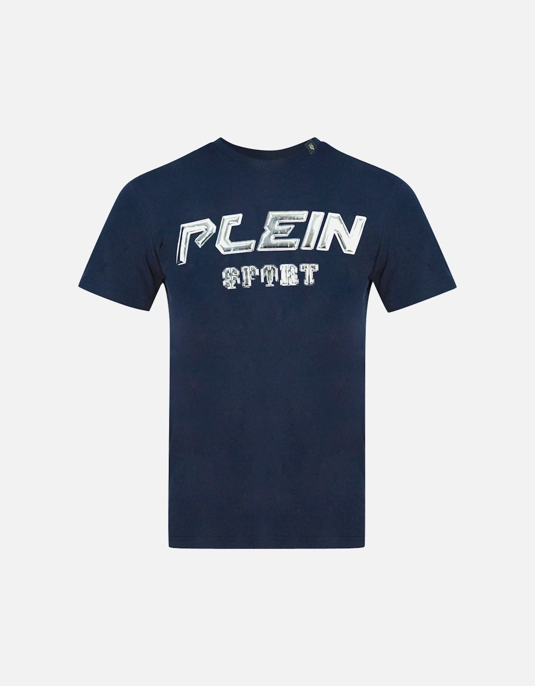 Plein Sport Black 3D Logo Navy Blue T-Shirt, 3 of 2