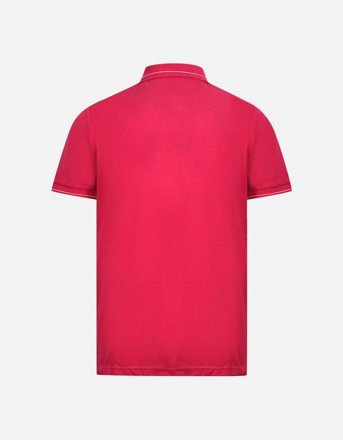 Lyle & Scott Cranberry Branded Collar Polo Shirt