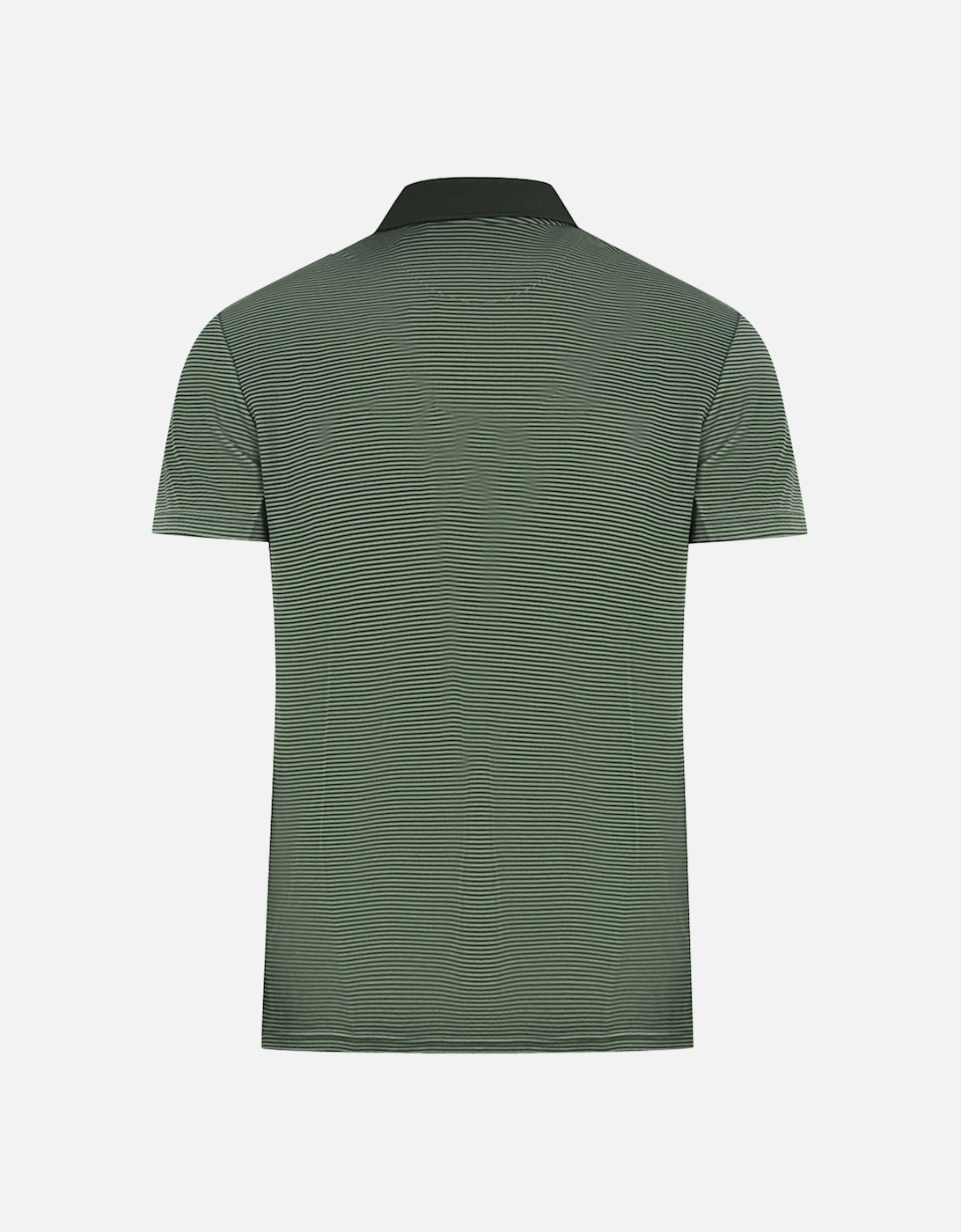 Lyle & Scott Deep Spruce Golf Microstripe Polo Shirt