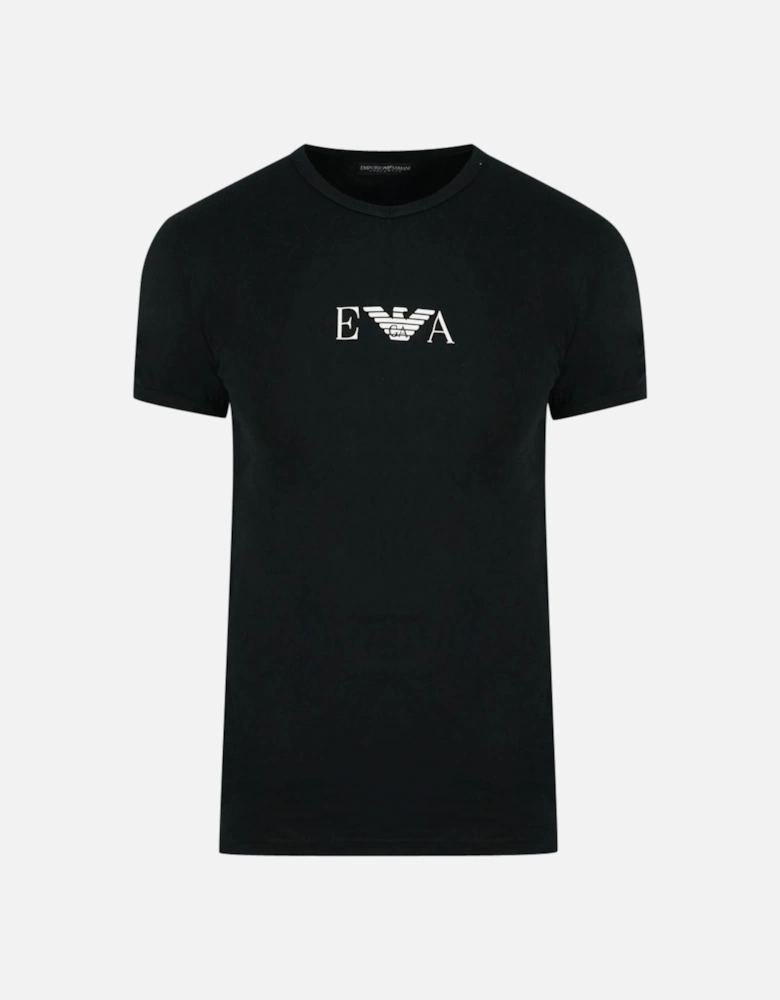 Logo Black V-Neck T-Shirt