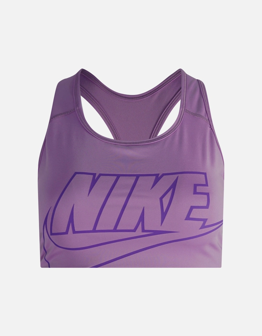 Swoosh Logo Purple Sports Bra, 3 of 2