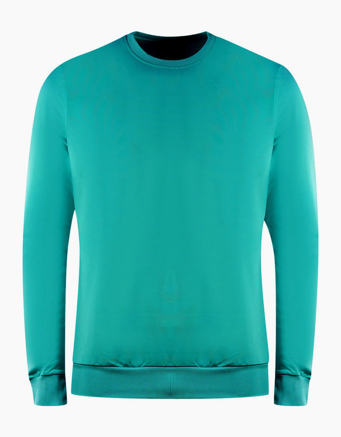 Lyle & Scott Men's Lyle & Scott Golf Tech Crew Neck Teal Green Jumper - Blue